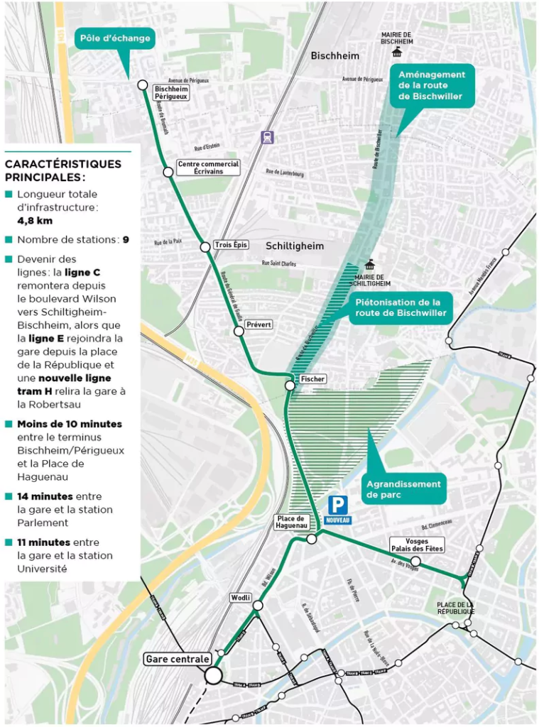 extension du tramway à Strasbourg