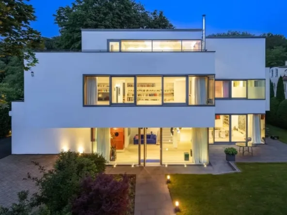 immobilier-prestige-a-strasbourg-immobilier-agence-immobiliere-villa contemporaine la robertsau